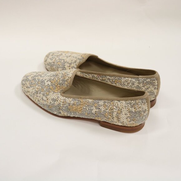 NEW Stubbs & Wootton Tan, Cream And Black Size 7 Slippers - Picture 5 of 8